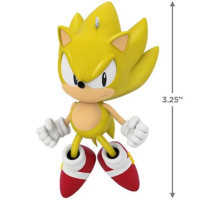 Sonic the Hedgehog Super Sonic Hallmark Keepsake Christmas Ornament