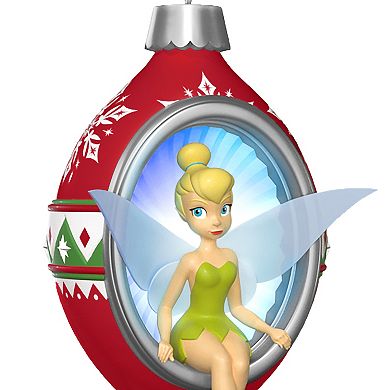 Disney's Tinker Bell Trimming the Tree With Light Hallmark Keepsake Christmas Ornament