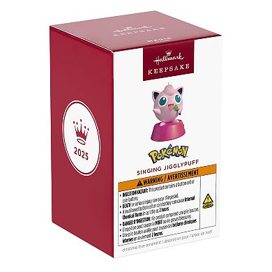 Pokemon Singing Jigglypuff With Sound Hallmark Keepsake Christmas Ornament