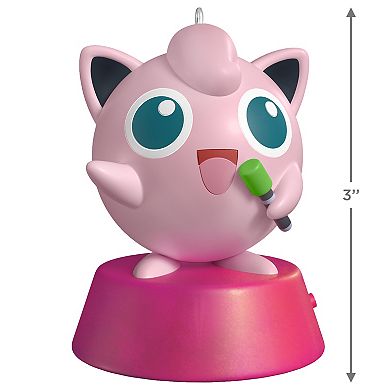 Pokemon Singing Jigglypuff With Sound Hallmark Keepsake Christmas Ornament