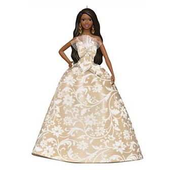 Black Holiday Barbie 2025 Hallmark Keepsake Christmas Ornament