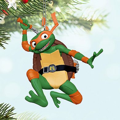 Teenage Mutant Ninja Turtles Mutant Mayhem Michelangelo Hallmark Keepsake Christmas Ornament