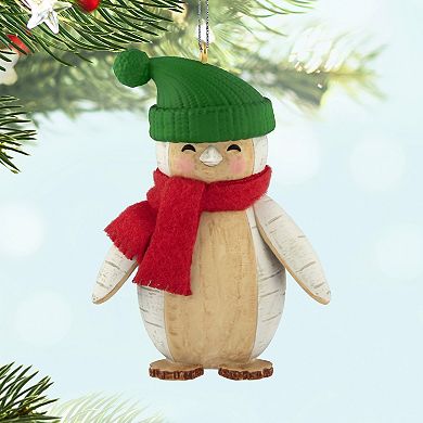 Faux Birch Penguin Hallmark Keepsake Christmas Ornament