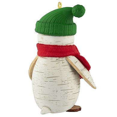 Faux Birch Penguin Hallmark Keepsake Christmas Ornament