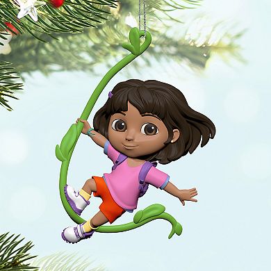 Nickelodeon Dora The Explorer Swinging Into Adventure Hallmark Keepsake Christmas Ornament