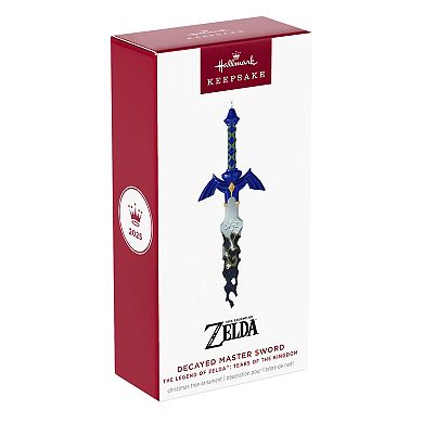 Nintendo The Legend of Zelda Decayed Master Sword Hallmark Keepsake Christmas Ornament