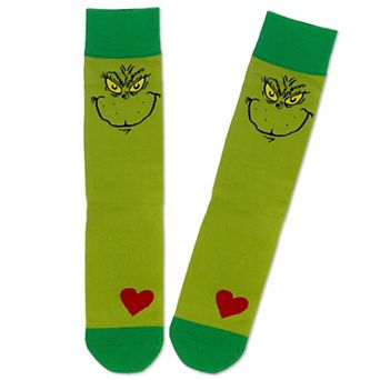 Hallmark Dr. Seuss Grinch "Feelin' Grinchy" Crew Socks