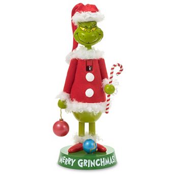 Hallmark Dr. Seuss Grinch Nutcracker Figurine Table Decor 12 in