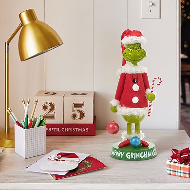 Hallmark Dr. Seuss Grinch Nutcracker Figurine Table Decor 12 Inches
