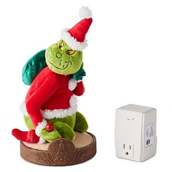 Hallmark Dr. Seuss Grinch Christmas Tree Lighter With Sound 7.5-Inch Table Decor