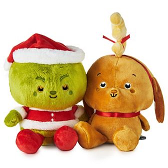 Hallmark Dr. Seuss Grinch & Max Magnetic Plush 6-inch Set