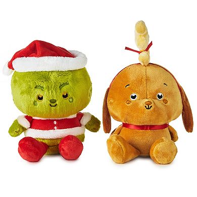 Hallmark Dr. Seuss Grinch & Max Magnetic Plush 6-inch Set