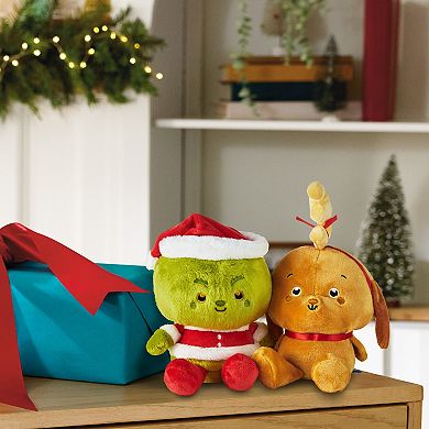 Hallmark Dr. Seuss Grinch & Max Magnetic Plush 6-inch Set