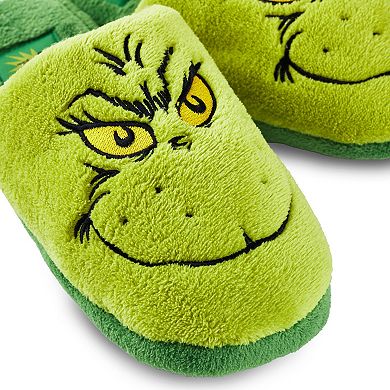 Hallmark Dr. Seuss Grinch Adult Slippers With Sound L/XL