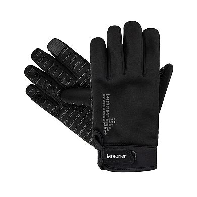Men's isotoner Waterproof Jersey Run Gloves With Enhanced Grip