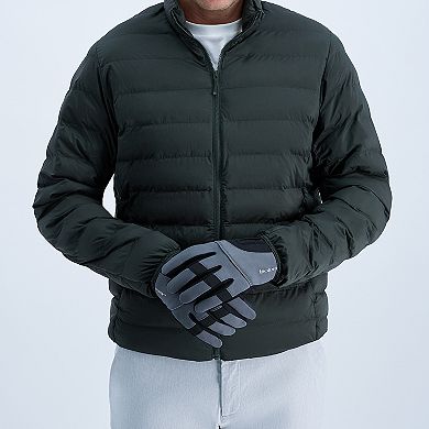 Men's isotoner Water Repellent Neoprene Sport Gloves With Zipper