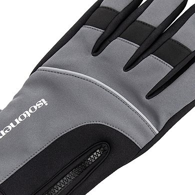 Men's isotoner Water Repellent Neoprene Sport Gloves With Zipper