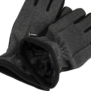 Men's isotoner Touchscreen Waterproof Compression Gloves