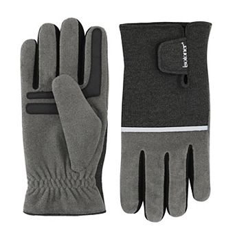 Men's isotoner Neoprene Touchscreen Gloves With Fleece Palm