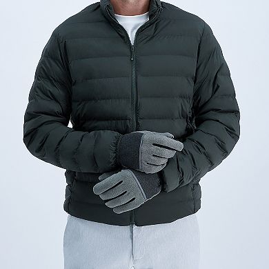 Men's isotoner Neoprene Touchscreen Gloves With Fleece Palm