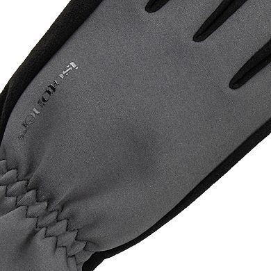 Men's isotoner Neoprene Touchscreen Gloves With Fleece Palm