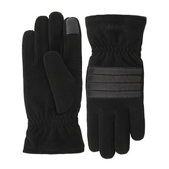 Men's isotoner Water Repellent Quilted Fleece Gloves