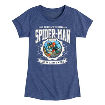 Girls 7-16 Marvel Friendly Neighborhood Spider-Man Graphic Tee