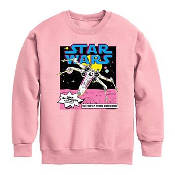 Girls 7-16 Star Wars Luke Skywalker Millennium Falcon Graphic Crew Sweatshirt