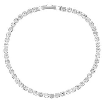 Fold-Over Cubic Zirconia Bracelet