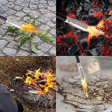 Ivation Mini Propane Torch with Self Igniter, 24,000 BTU Handheld Weed Burner Tool
