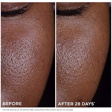 Multi-Active Brightening Glow Serum with Vitamin C + AHA
