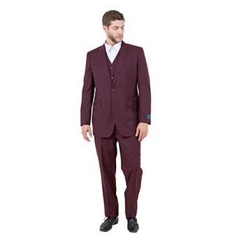 Men's 3 pc Modern-Fit Wool Suit Set