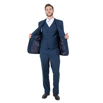 Men's 3 pc Modern-Fit Wool Suit Set