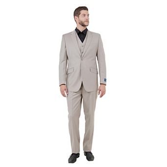 Men's 3 pc Modern-Fit Wool Suit Set