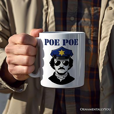 Police Edgar Allan Poe Poe Mug, Funny Gift