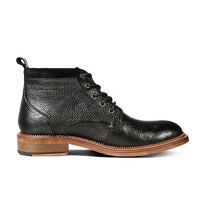 Men's Chukka Ankle Boots Genuine Leather Lace-Up Casual Formal Boots