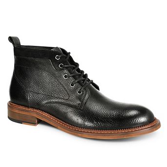 Men's Chukka Ankle Boots Genuine Leather Lace-Up Casual Formal Boots