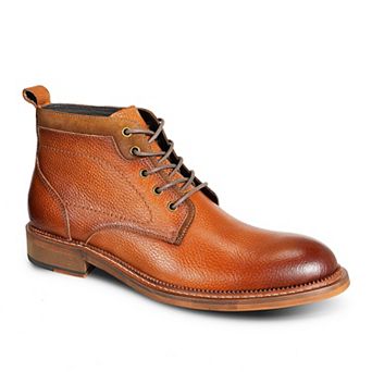 Men's Chukka Ankle Boots Genuine Leather Lace-Up Casual Formal Boots