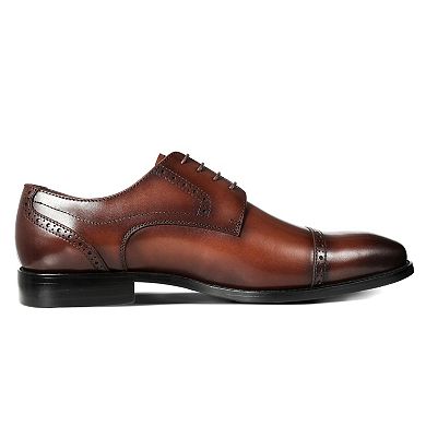 Men's Oxford Dress Shoes - Formal Leather Brogue Lace Up