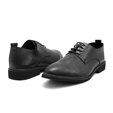 Men's Classic Oxford Dress Shoes - Leather Lace Up Formal