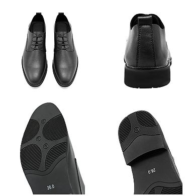 Men's Classic Oxford Dress Shoes - Leather Lace Up Formal