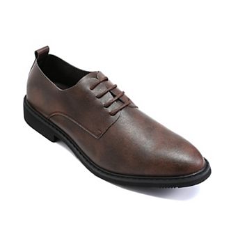 Men's Classic Oxford Dress Shoes - Leather Lace Up Formal