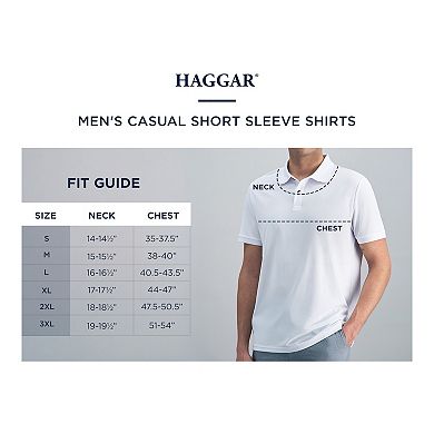 Men's Haggar® Short Sleeve Pique Polo