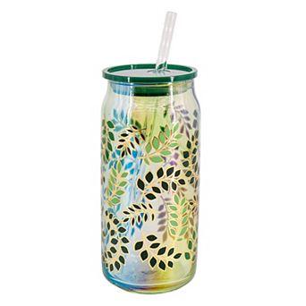 Madison Home Green Leaves 16-oz. Mug