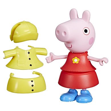 Hasbro Peppa Pig Rainy Day Dress-Up Figure with Accessories