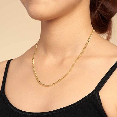 Fremada 14K Gold Filled Miami Cuban Curb Chain