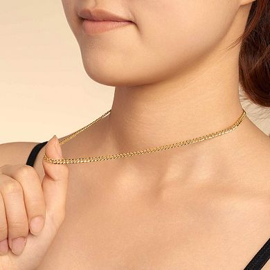 Fremada 14K Gold Filled Miami Cuban Curb Chain