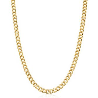 Fremada 14k Gold Filled 4-mm Miami Cuban Curb Chain