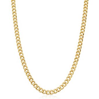 Fremada 14k Gold Filled 4-mm Miami Cuban Curb Chain