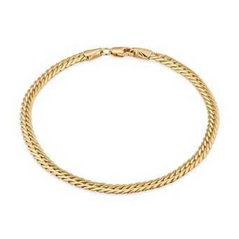 Fremada 14k Gold Filled 3.9-mm Bombay Curb Chain Bracelet